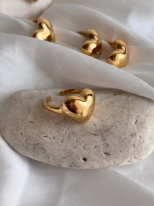 Bubble Heart Ring
