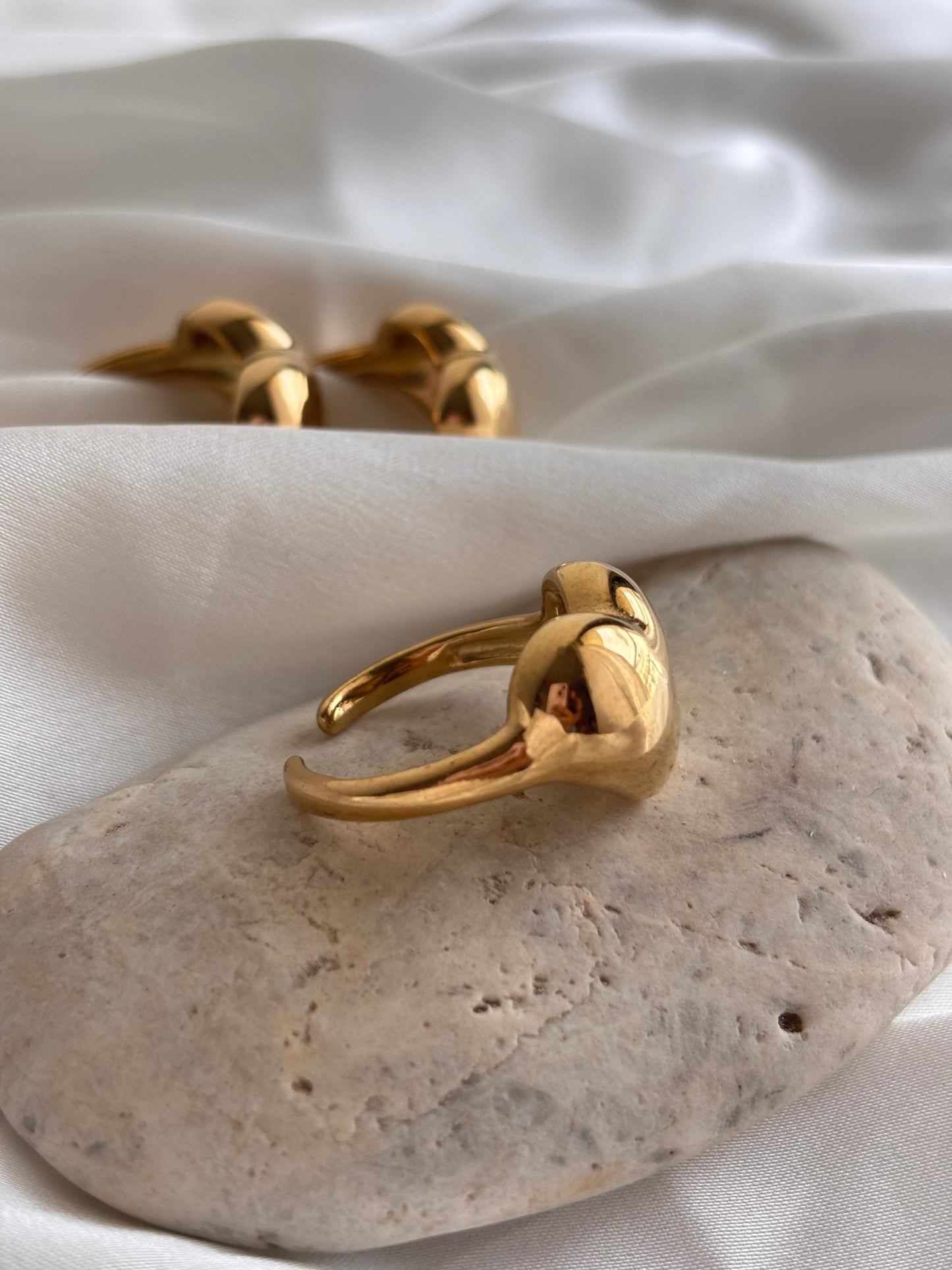 Bubble Heart Ring