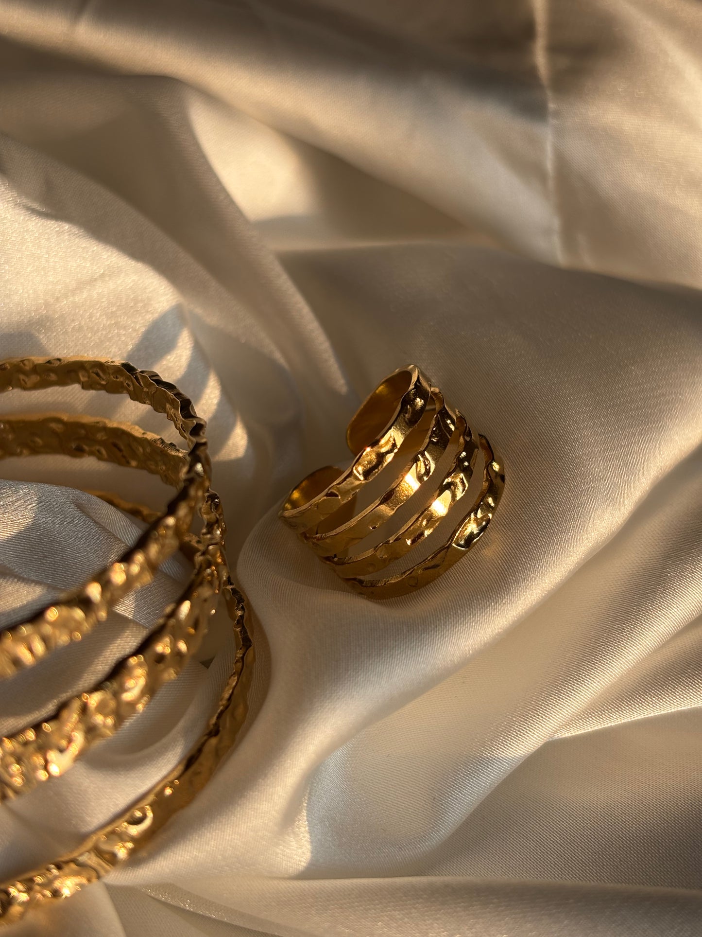 Alaya - Cuff Bracelet + Ring Set