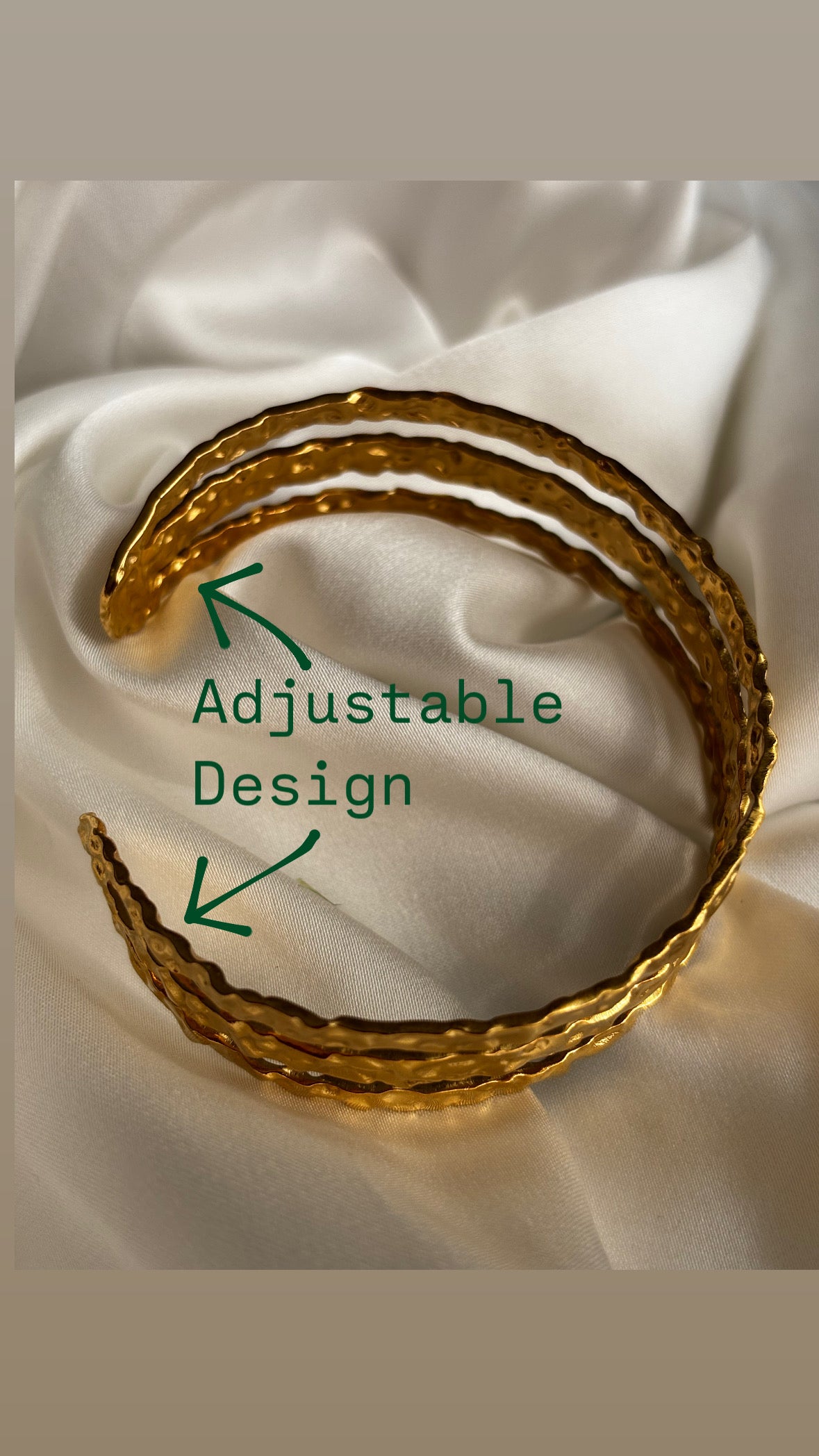 Alaya - Cuff Bracelet + Ring Set