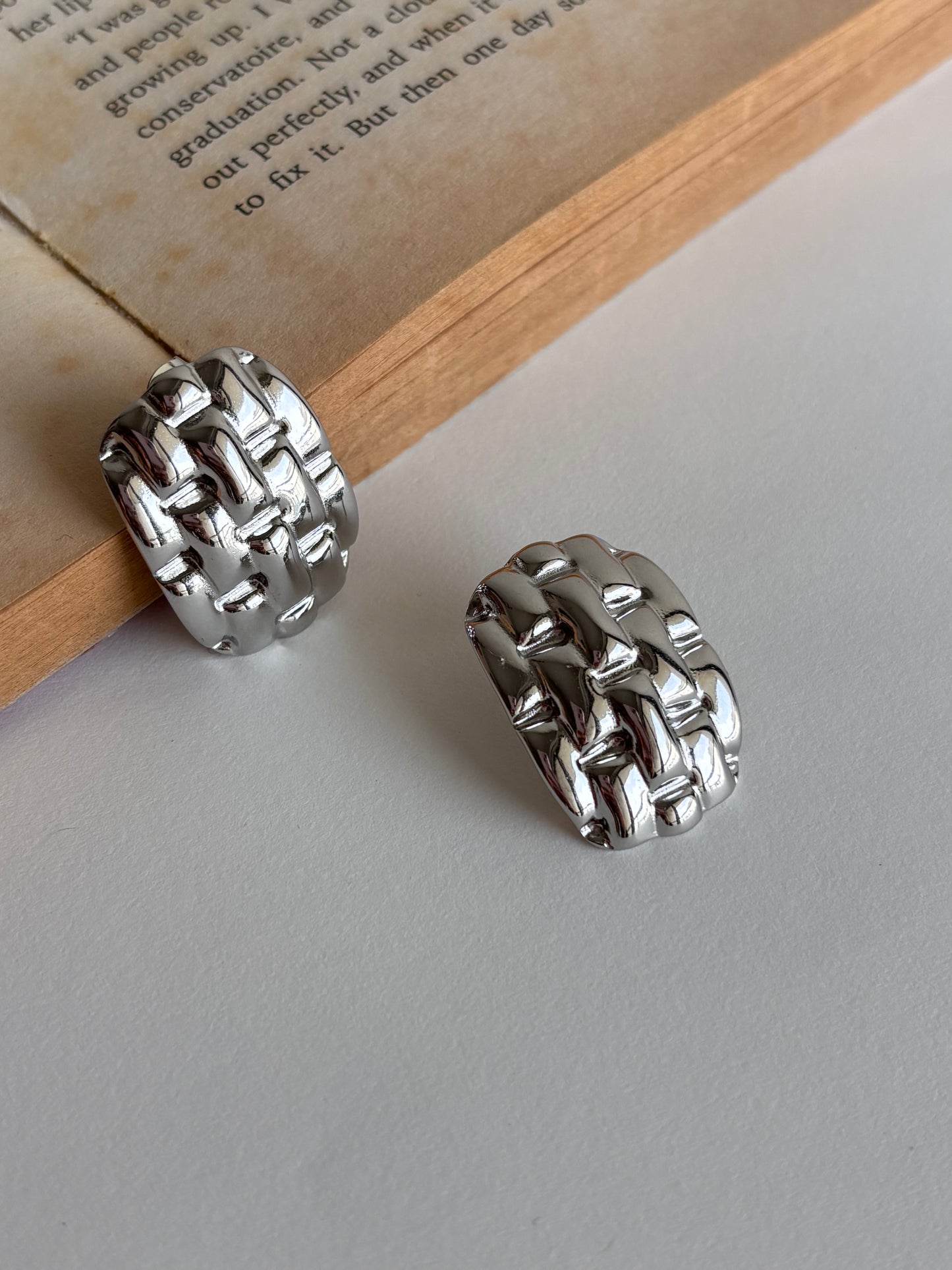 Rising Silver Earring