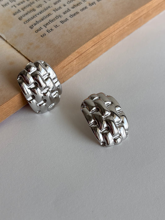 Rising Silver Earring