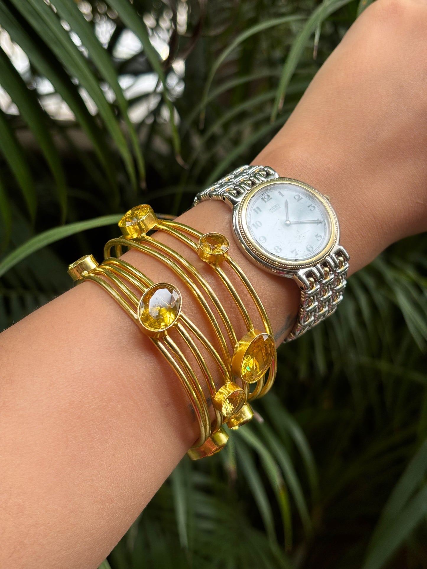 Sunday Sapphire Cuffs