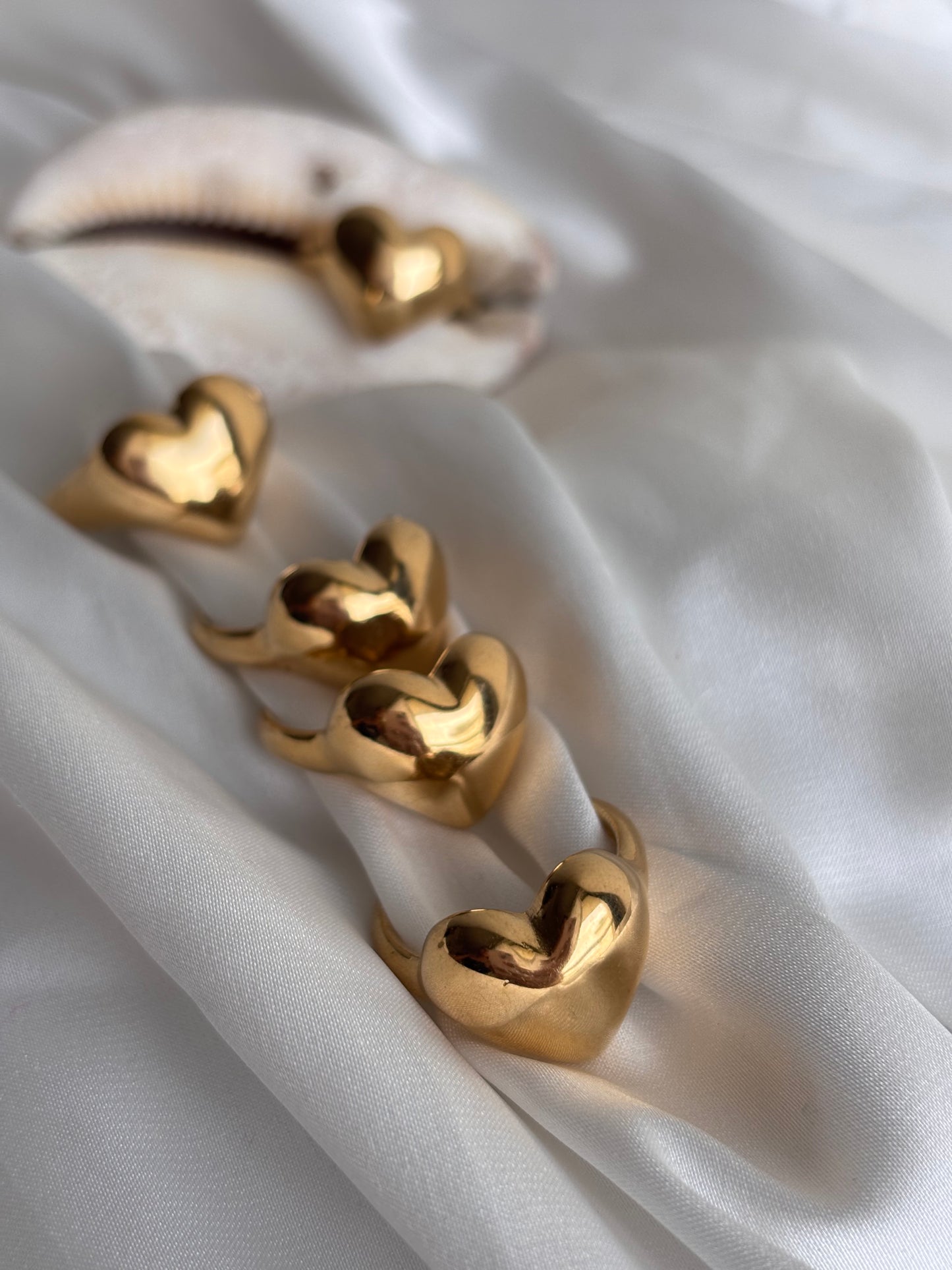 Bubble Heart Ring