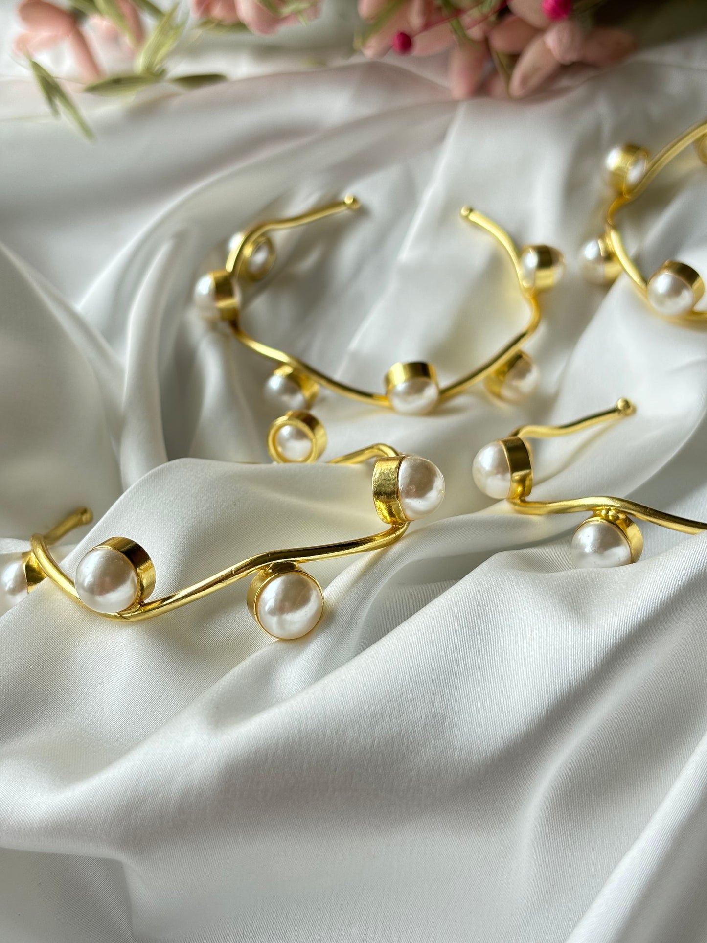 Twisted Pearl Cuff