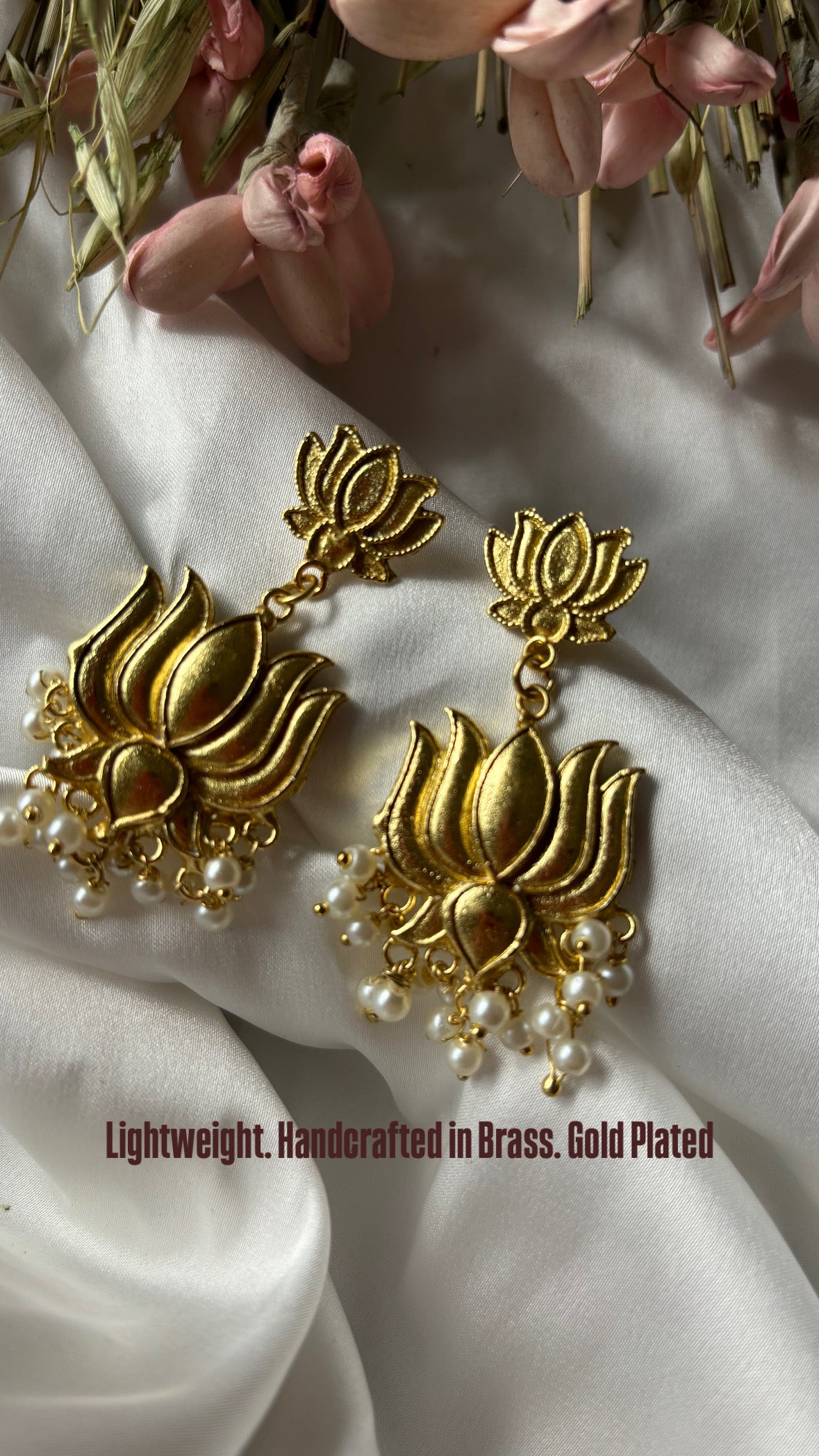 Kashmira Lotus Earrings