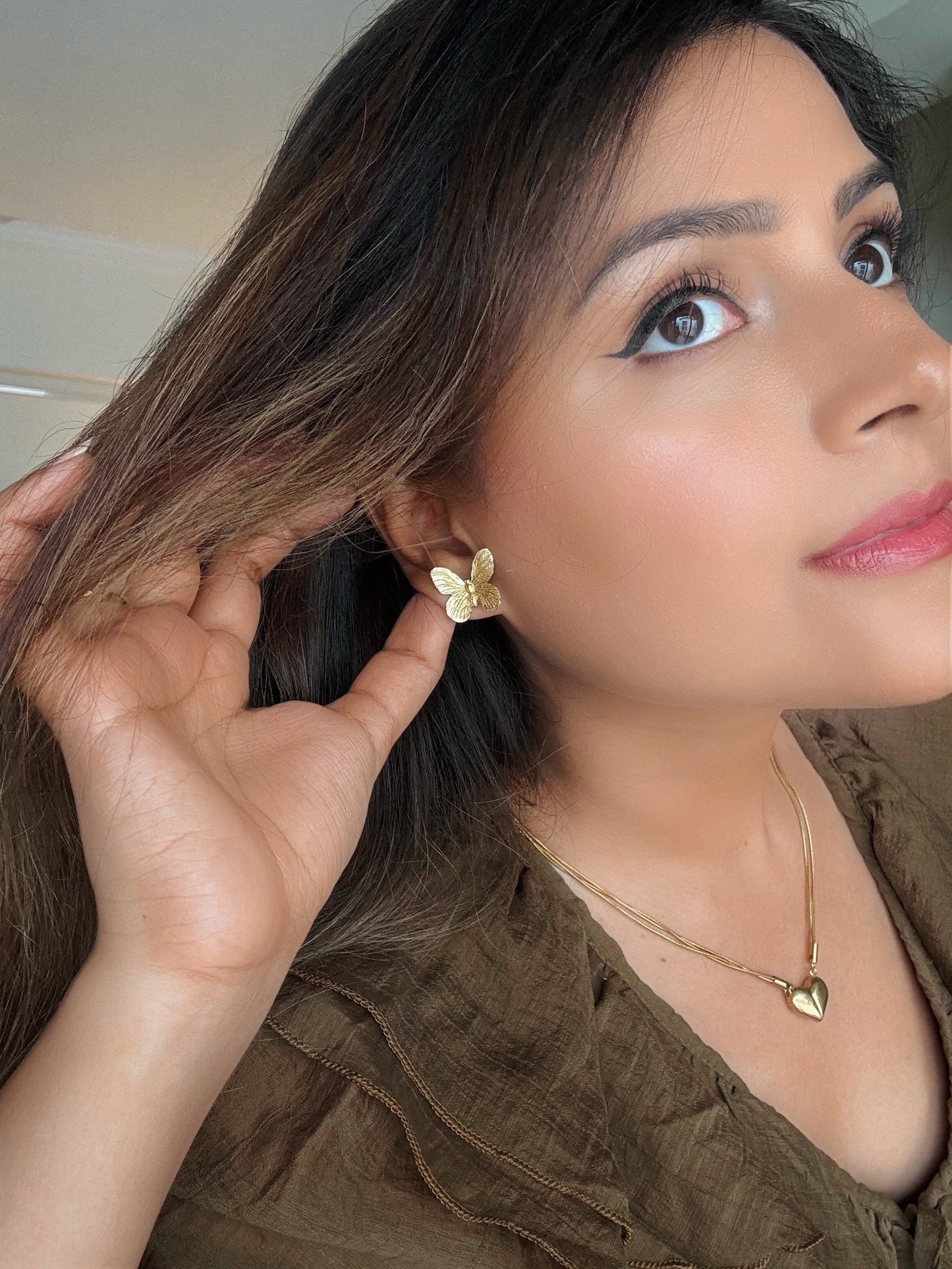 Butterfly Earrings + Ring Set  🦋
