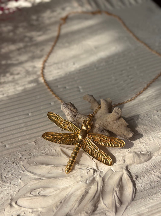 Rebirth Dragonfly Necklace