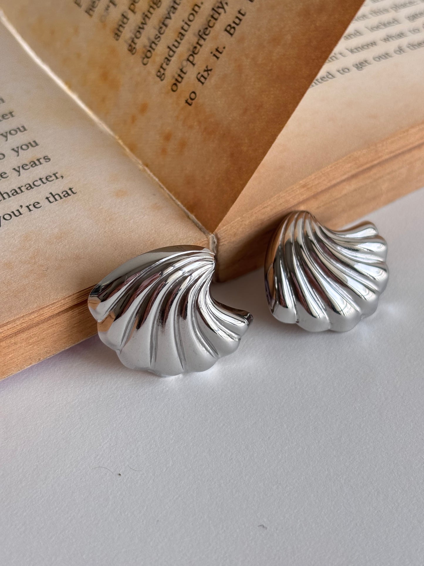 ‘Emerging’ Silver Earring