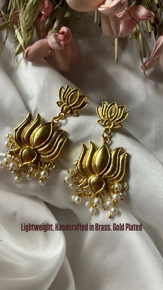 Kashmira Lotus Earrings