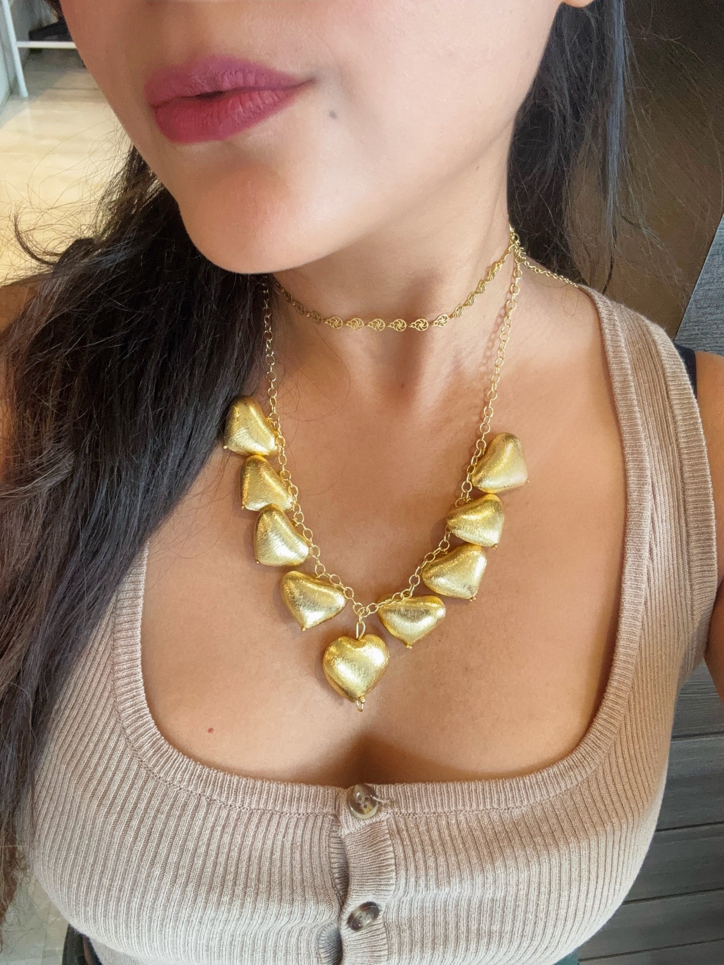 ‘Queen of Hearts’ Long Necklace