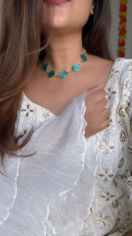 Oasis green necklace